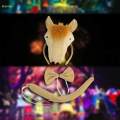 Animal Horse Costume Accessories Hair Band Ears Headband Bow Tie Tail for Cosplay Photo without paws. 