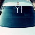 (White) Ertugrul logo Sticker IYI Logo Sticker for Car Rear Screen. Car Vinyl Decal Turkey Turkish the Kayi tribe or Kai tribe IYI Auto Styling stickers. 