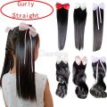 Cute kids' Curly Straight Wig Children's lovely bow headdress. 