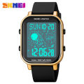 SKMEI Men Fashion Watch EL Luminous Stopwatch 5ATM Waterproof Men Electronic Watch 1971. 