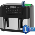 Air Fryer - Philips AirFryer - Dual Basket 16 Liters Airfryer - Chinese Imported 1 Year Warranty - 12 Preset Cook Settings - Full Digital Pannel - Rapid Air Technology - Imported Airfryer. 