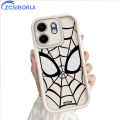 ZCSIBORUI for Infinix Smart 9 Hot 50i Back Cover Spider Man Facial Pattern Soft Camera Protection Rubber Ladder Phone Case. 