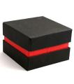 Pack of 5pcs - Gift Watch Box Black Plain. 