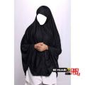 Women's Long Cotton Scarf - Black-Ready to wear-47 Inch lenght. 