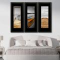 Set of 3 Boat on Shore Wall Art Frames for room, Collage Frames for Wall Décor – Raqeeq BF128. 