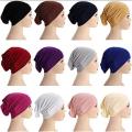 Pack of 10 plain Head scarf inner hijab cap-Muslim hijab cap-Women Islamic underscarf hijab cap in multi colors. 