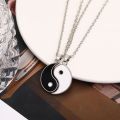 New Chinee tyle Tai Chi Ancient tyle Magnetic Necklace BFF Brother Good Friend Couple Tai Chi Pendant Gift tudent Jewelry. 