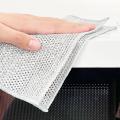 Non-Scratch Wire Dishcloth, Dishwashing Rags for Wet and Dry, Easy Rinsing, Reusable,for Kitchen Cleaning for Dishes, Sinks, Stove Tops. 