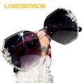 Anti-uv Glasses Stylish Rhinestone Sunglasses for Women Uv Protection Hip Hop Eye Wear for Outdoor Activities Trendy Transparent Shades with Bling Decor Lightweight Comfortable Summer Sunglasses. 