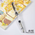 Colorful Wing Sung 3008 Piston Transparent Wingsung Fountain Pen Golden EF/F Nib. 