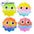 Stress Relief Bubble Ball Led Light-up Silicone Bubble Ball Toy for Stress Relief Portable Sensory Fidget Toy for Kids Teens Adults Perfect Gift for Parties Squeeze Bubble Fun Mini Bubble Ball. 