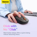 Baseus F01B Silent Wireless Mouse, Tri-Mode Bluetooth Mouse with 1600 Dpi Compatible with PC, Mac, Laptop, Tablets. 