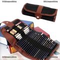 【COD√Lucky❄ New 24 Holes Sketch Pencils case Charcoal Extender Pencil shade Cutter Drawing Bag. 