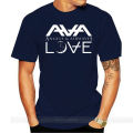 Angels & Airwaves Love AVA Mens Black Tops Tee T-Shirt Full-figured. 