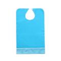 Adult Bibs Waterproof Oil-resistant PVC Elderly Patients Reusable Saliva Towel for Dining. 
