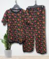 Grey Bear Full Sleeves T-Shirt and Pajama Ladies Night Suit For Womens (HN-02). 