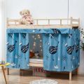 Lower Bunk Bed Curtain Student Dormitory Shade Curtain Upper and Lower Bunk Curtain Shading Cloth Mosquito Net Bedroom Dormitory. 