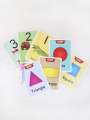 Learning and Educational Big Size Flash Cards with Tracing and for Kids. 