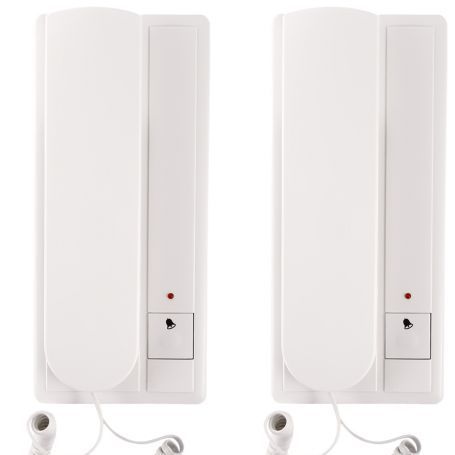 2 Set Cell Powered RL High Quality Audio Door Phone Intercom Inter phone Wired Home Office Resturants