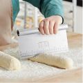 22cm Steel Scraper — Tall Steel Pastry Scraper, Bench Scraper for Dough, Pastry, Icing, Pastry Cutter. 