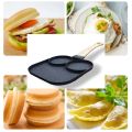 Egg Frying Pan Nonstick Pancake Pans 3-Cups| Non Stick Cookware Pancake Egg Pan Suitable for Gas Stove Induction Cooker. 