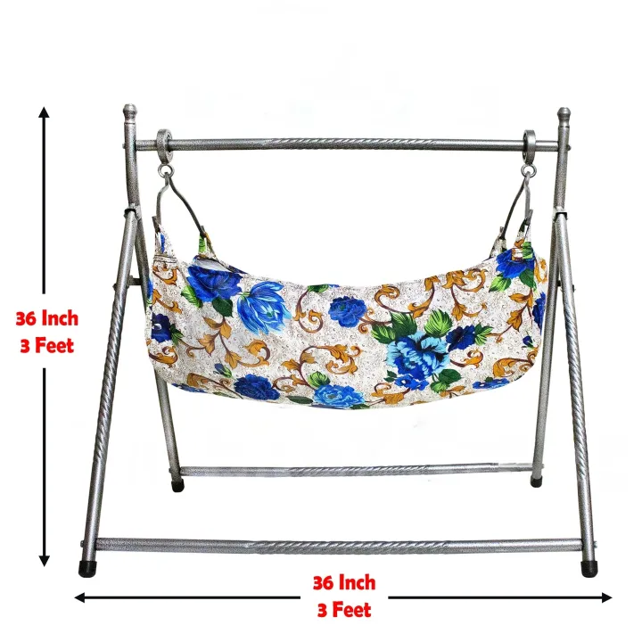 High%20Quality%20Baby%20Cradle%20Full%20Folding%20-%20Ghodiya%20(Reliable%20Metal%20Rod)%20-%20Image%202