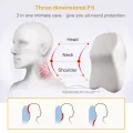 Car Seat Neck Pillow Headrest Pillow Cervical Pillow Back Cushion Neck Pain Relief Memory Foam Lumbar Support Cushion for Car Seat Office Chair. 