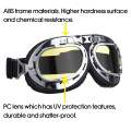 【Atoztide KKK Store】Motorcycle Retro Vintage Goggle Eyewear Goggle Glasses Protection Motocross Scooter Bike. 