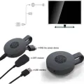 HDMI Wireless WiFi Dongle TV Streaming Device Chrome Cast Full HD 1080P Digital Media Stream Video HDTV Mira Cast Full HD 1080P Android TV Stick Black. 