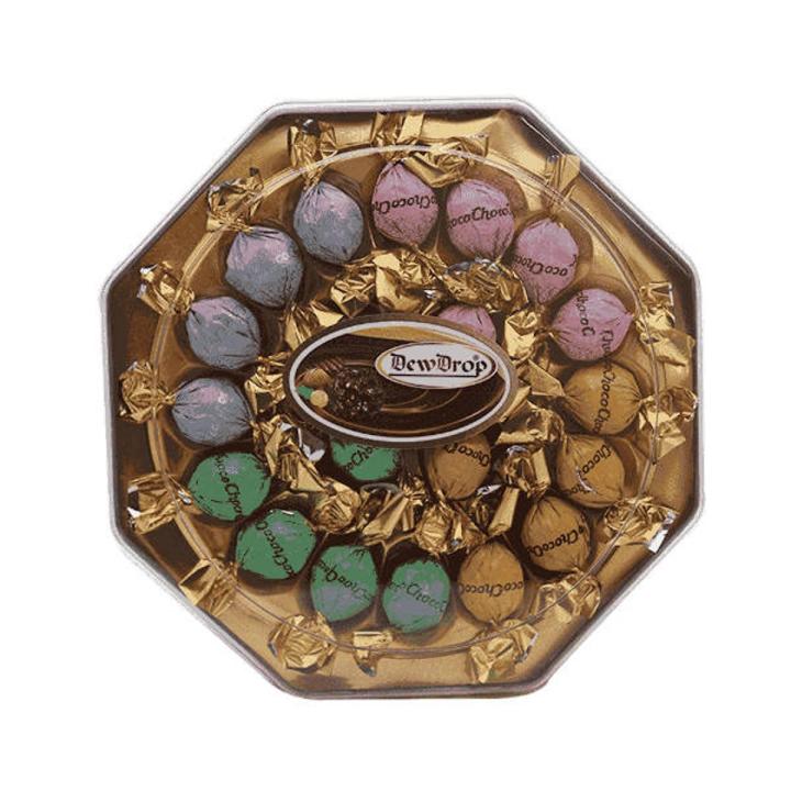 DEW DROP PEANUT CHOCOLATE OCTAGON TWIST B20TP 250GM