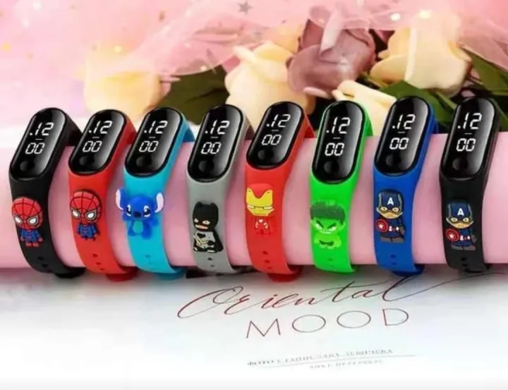 Kids LED Luminous Touch Screen Watch | Student Electronic Watch ...