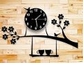 High quality wooden wall clock,Birds on tree wall clock,Hanging Decoration Piece for Home Decor and Bed Rooms and for Gifts Item. 