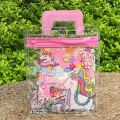 7Pcs/Bag Kawaii Dream Unicorn Pencil Case Ruler Pencil Eraser Booklet Pencil Sharpener Stationery Set Children Gift Stationery. 