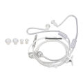 Air Tube Earbuds, Noise Reduction 3.5mm Air Tube Headset for Laptop. 