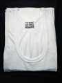 Pak-international White Mens Vest Sleeve-Less 100% Pure Cotton Banyan. 