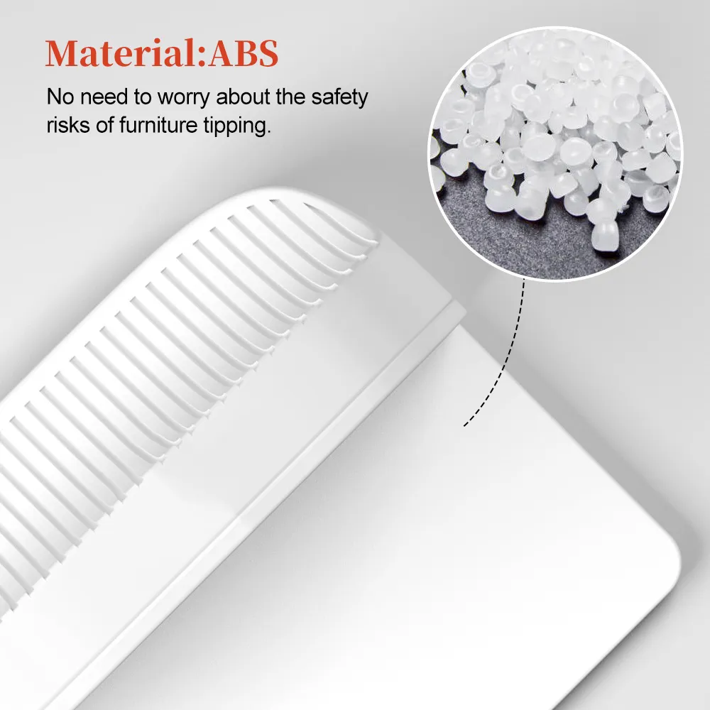 Kiddie Guard Baby Safety Lock Anti Tip Wall Holder For Furniture Children Protection Furniture Baby Security Wall Strap Kids Safety - Pack Of 2