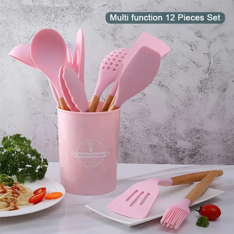 12-Piece Silicone Kitchen Utensil Set