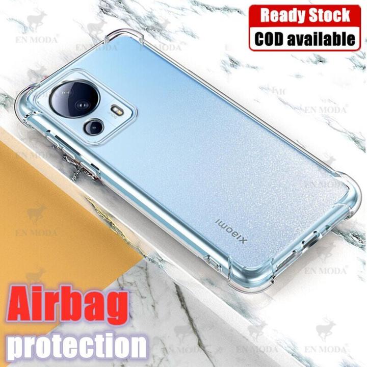lthmy for Xiaomi Civi 2 2209129SC Soft Gel Jelly Case Transparent Full Protective Anti-Scratch Resistant Back Cover Skin