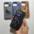polo case for iphone 14 pro max - Blue / Black / Grey / Brown. 