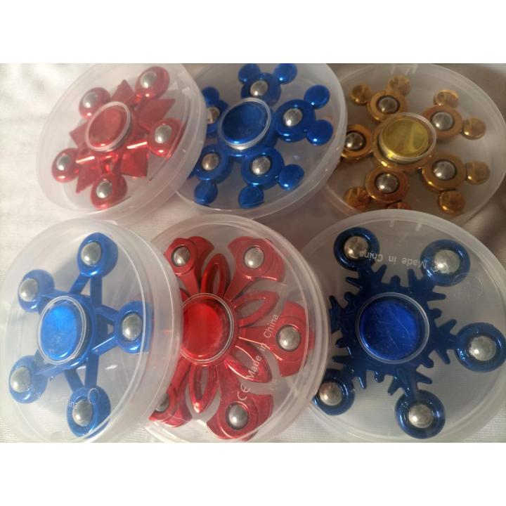 5 Side Star Shape Metal Hand Fidget Spinner