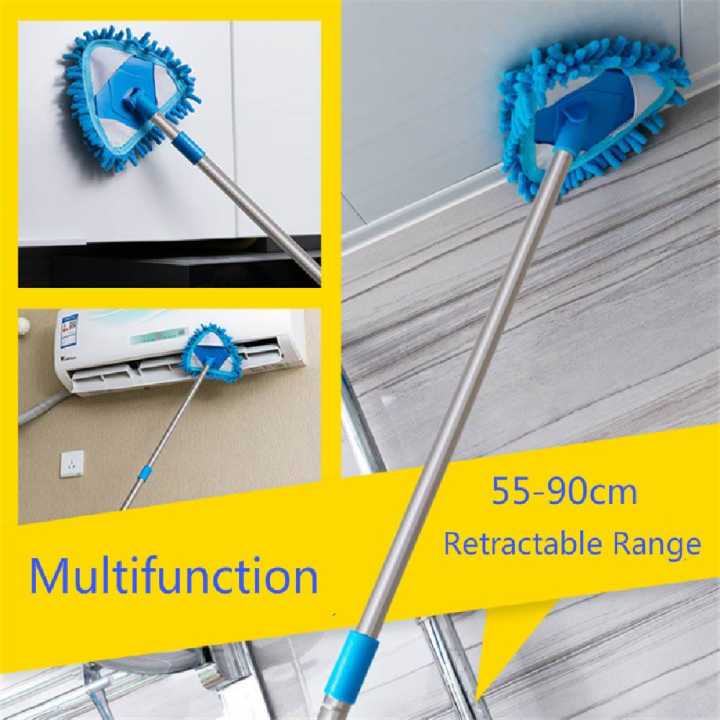 Tijarat%20Online%20Microfiber%20Floor%20Cleaner%20Mop%20-%20Triangle%20Mop,180%20Degree%20Rotatable%20Adjustable%20-%20Duster%20for%20Home%20Bathroom%20Floor%20-%20Image%205