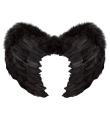 BLACK ANGEL WINGS MADE BY REAL FEATHER. 