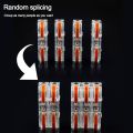 Quick Electrical Cable Splice Mini Quick Terminal Block Universal Compact Wire Connector Push-in Terminal Blocks Electrical. 