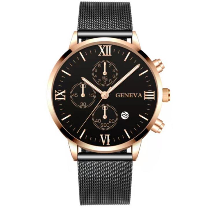 【ETOP】 Men Casual Sport Watches Geneva Leather Band Calendar Quartz Watch   Reloj Hombre Erkek Kol Saati