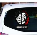 MONEY HEIST(PROFESSOR) STICKERS FOR CARS REAR SCREEN. 