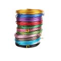 1.0/1.5/2.0/2.5mm Multicolor Aluminum Wire 18 Gauge Beading Craft Wire about 3-10meter. 