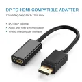 Mini Displayport And DP To HDMI Converter dp to hdmi female Display Port Male To HDMI cable Converter Adapter For PC. 
