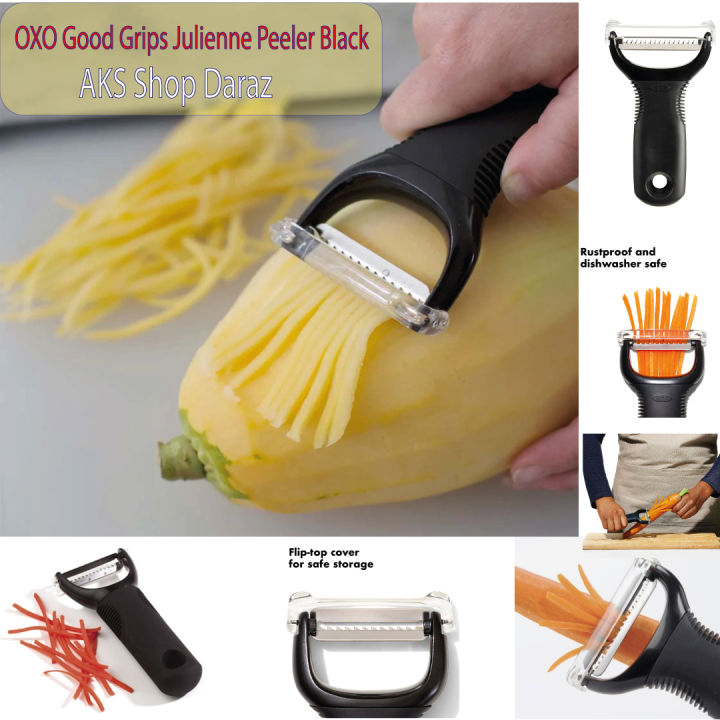 OXO Good Grips Julienne Peeler Vegetable Peeler Stainless Steel Julienne Peeler