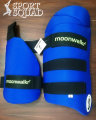 Premium Quality Double Thigh Pad Set - Professional & Club Cricket Standard Thigh Guard - Moonwalkr - Blue. 