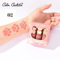 Color Castle Pack Of 3 Bear Shape Matte Lipstick. 
